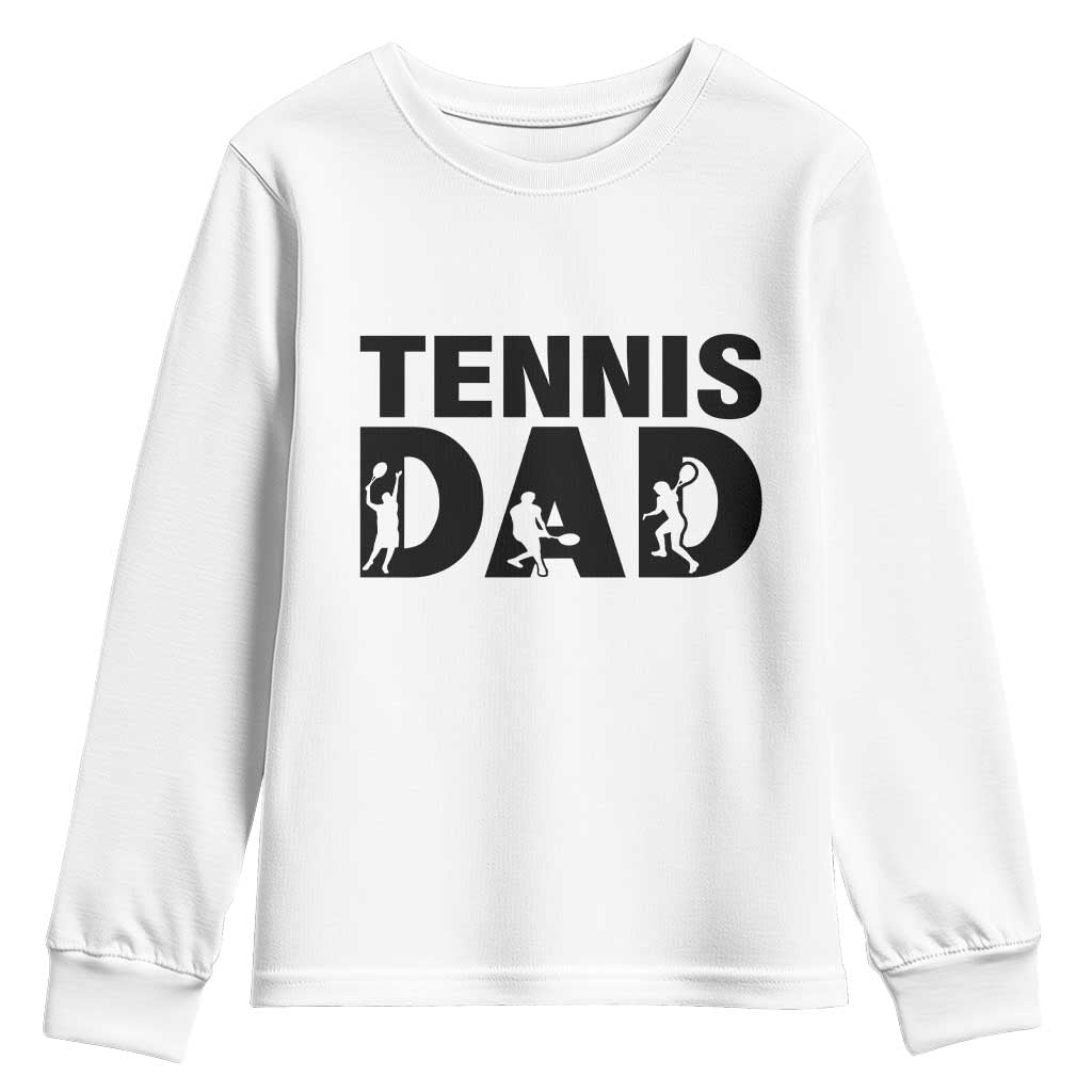 Funny Tennis Dad Life Youth Sweatshirt Sport Lover Gift - Wonder Print Shop