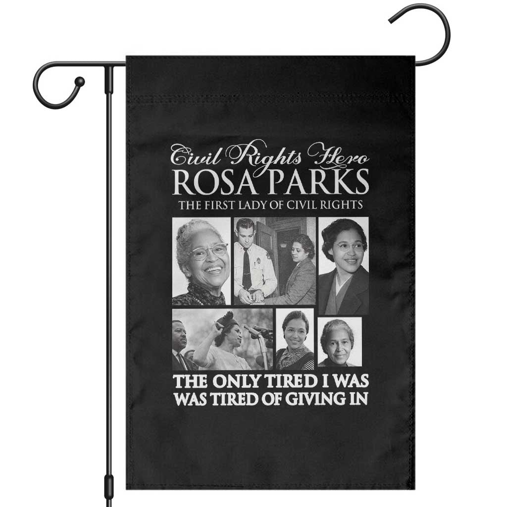 Rosa Parks Mother Of The Civil Rights Movement Garden Flag Black History Salutes