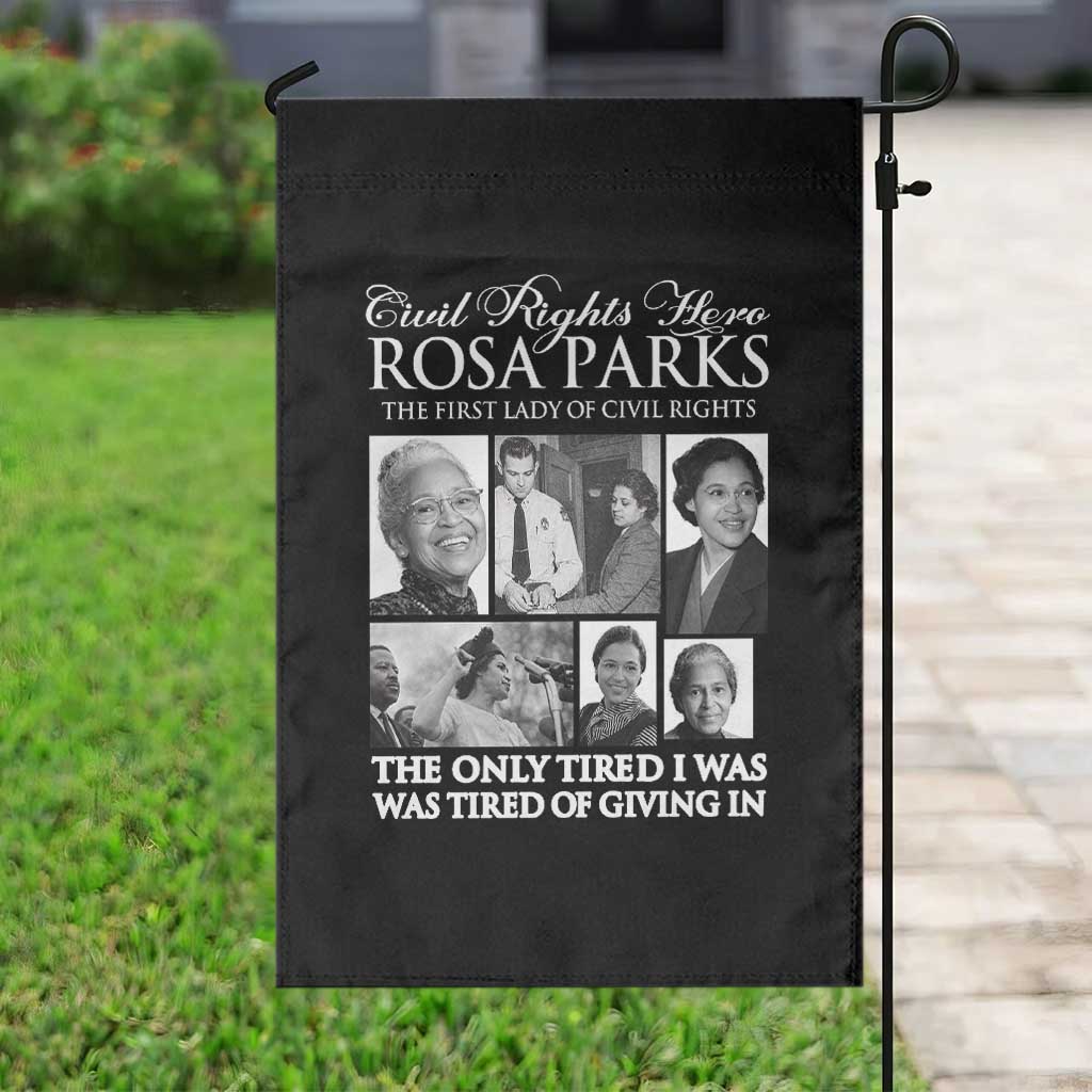 Rosa Parks Mother Of The Civil Rights Movement Garden Flag Black History Salutes