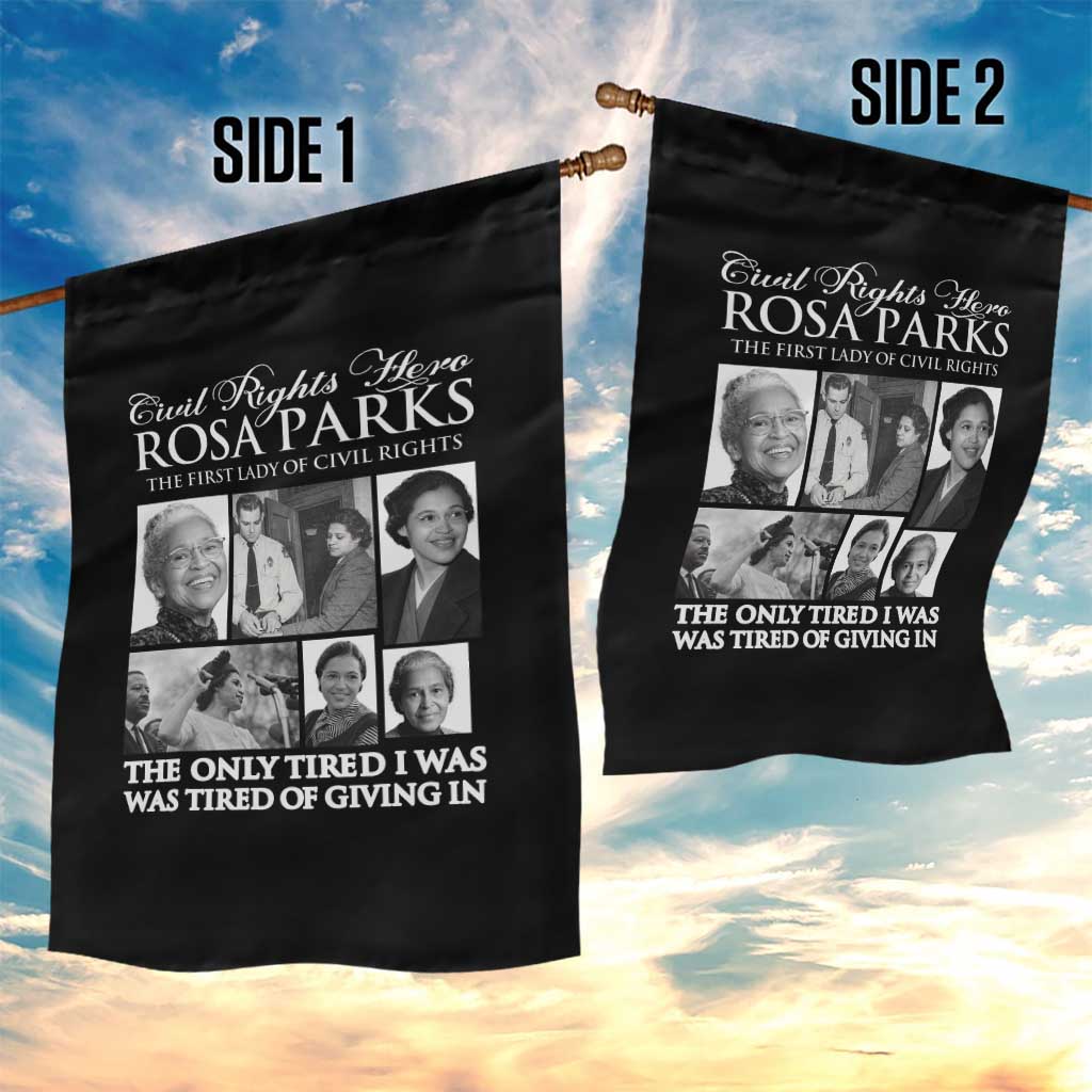 Rosa Parks Mother Of The Civil Rights Movement Garden Flag Black History Salutes
