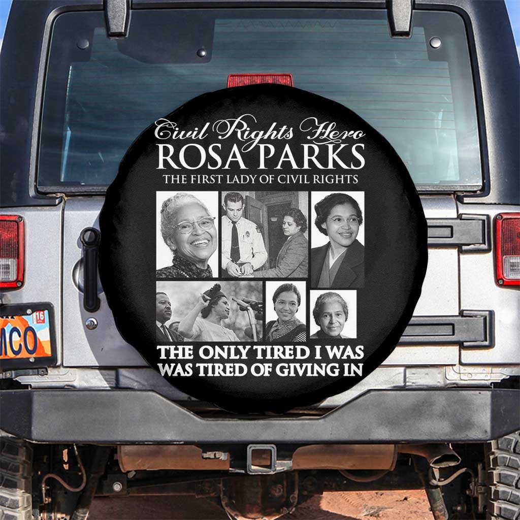 Rosa Parks Mother Of The Civil Rights Movement Spare Tire Cover Black History Salutes