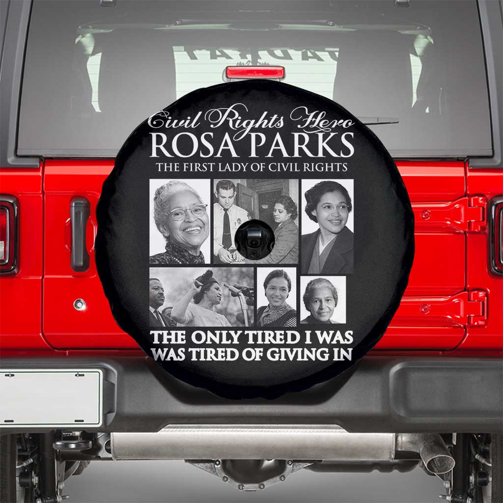 Rosa Parks Mother Of The Civil Rights Movement Spare Tire Cover Black History Salutes