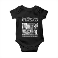 Rosa Parks Mother Of The Civil Rights Movement Baby Onesie Black History Salutes