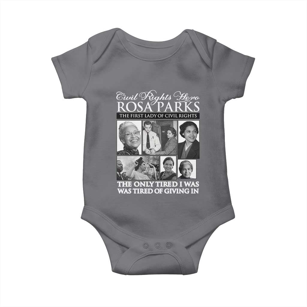 Rosa Parks Mother Of The Civil Rights Movement Baby Onesie Black History Salutes