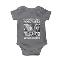 Rosa Parks Mother Of The Civil Rights Movement Baby Onesie Black History Salutes
