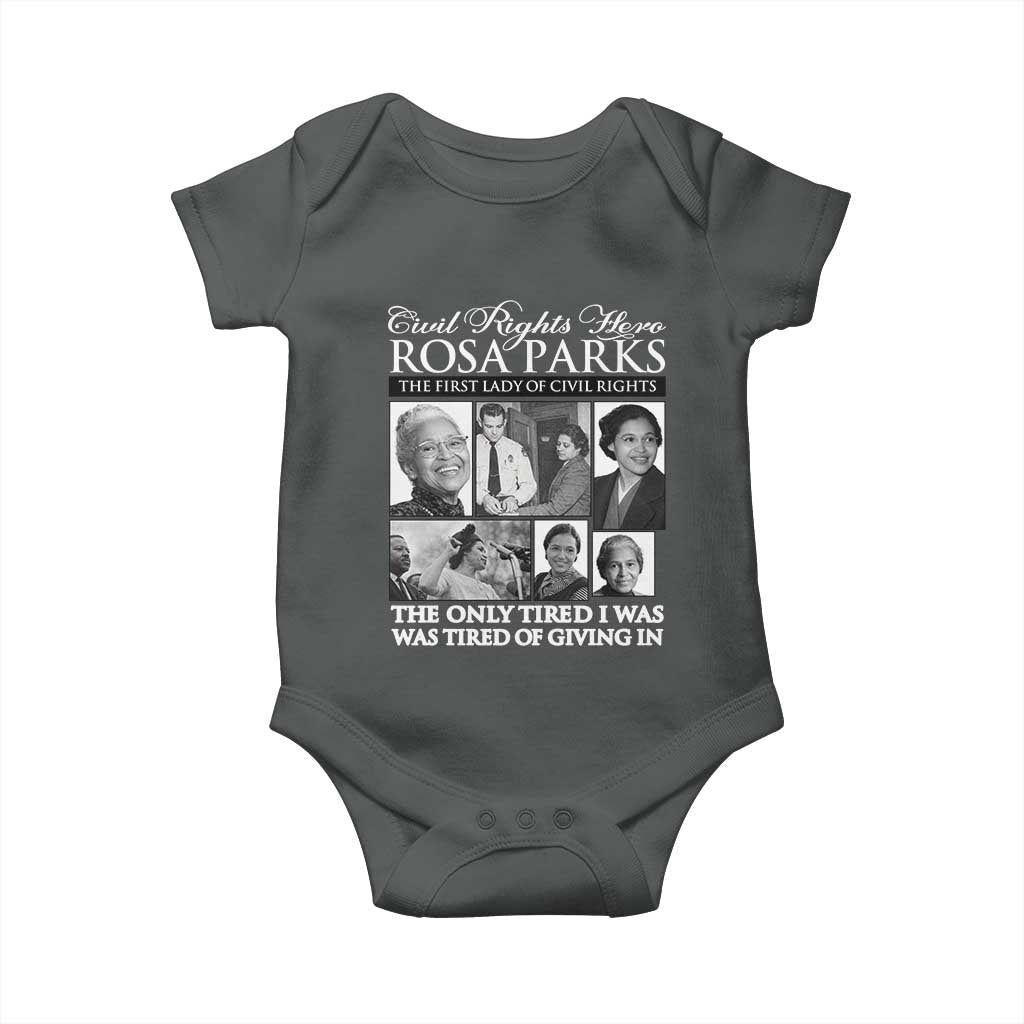 Rosa Parks Mother Of The Civil Rights Movement Baby Onesie Black History Salutes