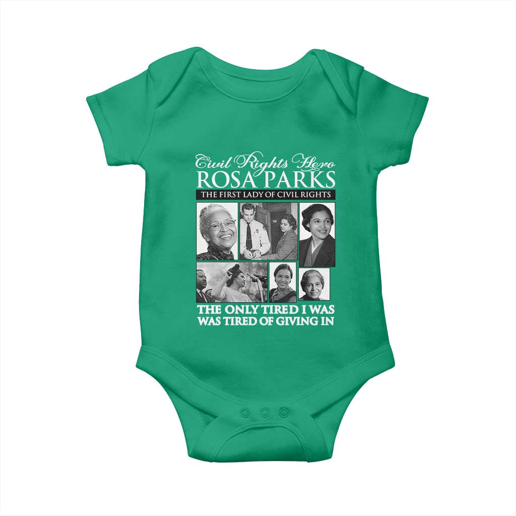 Rosa Parks Mother Of The Civil Rights Movement Baby Onesie Black History Salutes