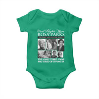 Rosa Parks Mother Of The Civil Rights Movement Baby Onesie Black History Salutes