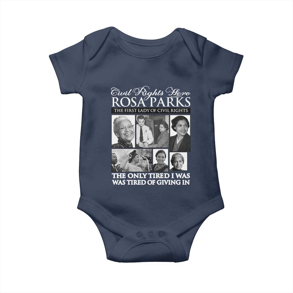 Rosa Parks Mother Of The Civil Rights Movement Baby Onesie Black History Salutes