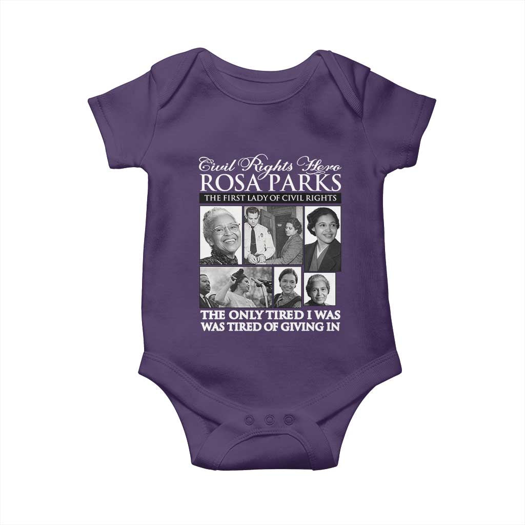 Rosa Parks Mother Of The Civil Rights Movement Baby Onesie Black History Salutes