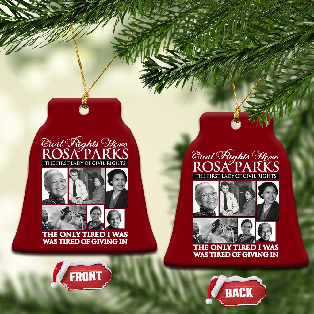 Rosa Parks Mother Of The Civil Rights Movement Ceramic Ornament Black History Salutes