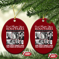 Rosa Parks Mother Of The Civil Rights Movement Ceramic Ornament Black History Salutes
