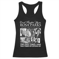 Rosa Parks Mother Of The Civil Rights Movement Racerback Tank Top Black History Salutes