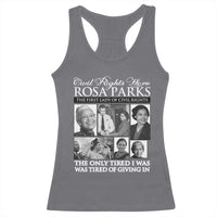 Rosa Parks Mother Of The Civil Rights Movement Racerback Tank Top Black History Salutes