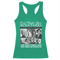 Rosa Parks Mother Of The Civil Rights Movement Racerback Tank Top Black History Salutes