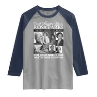 Rosa Parks Mother Of The Civil Rights Movement Raglan Shirt Black History Salutes