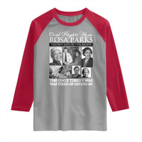 Rosa Parks Mother Of The Civil Rights Movement Raglan Shirt Black History Salutes