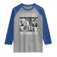Rosa Parks Mother Of The Civil Rights Movement Raglan Shirt Black History Salutes