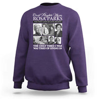 Rosa Parks Mother Of The Civil Rights Movement Sweatshirt Black History Salutes