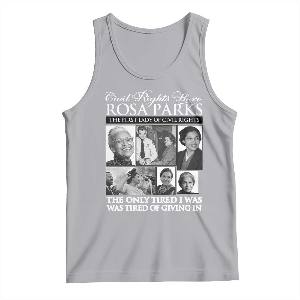 Rosa Parks Mother Of The Civil Rights Movement Tank Top Black History Salutes