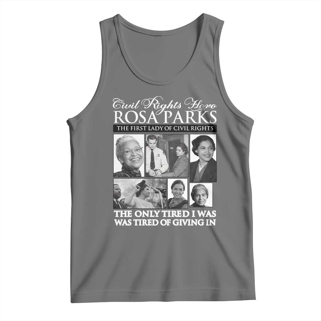 Rosa Parks Mother Of The Civil Rights Movement Tank Top Black History Salutes