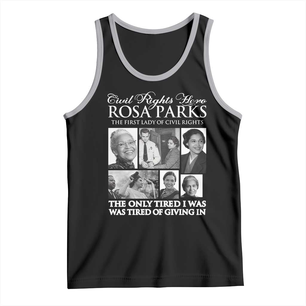 Rosa Parks Mother Of The Civil Rights Movement Tank Top Black History Salutes