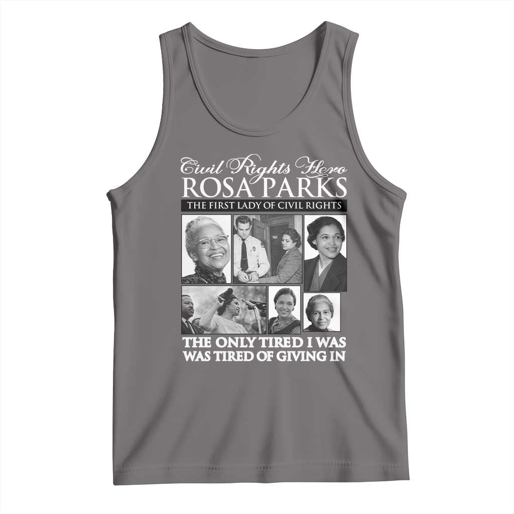 Rosa Parks Mother Of The Civil Rights Movement Tank Top Black History Salutes