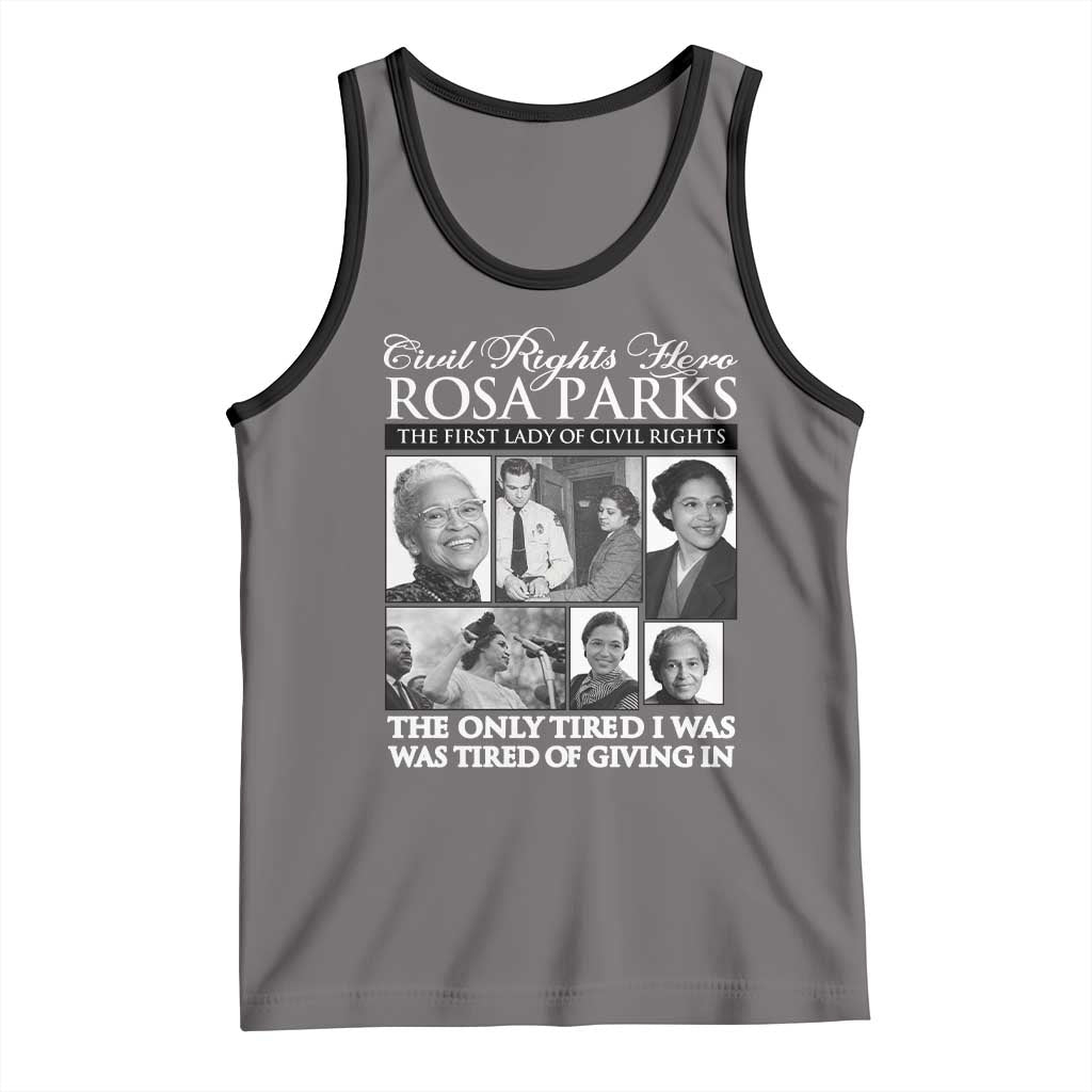 Rosa Parks Mother Of The Civil Rights Movement Tank Top Black History Salutes