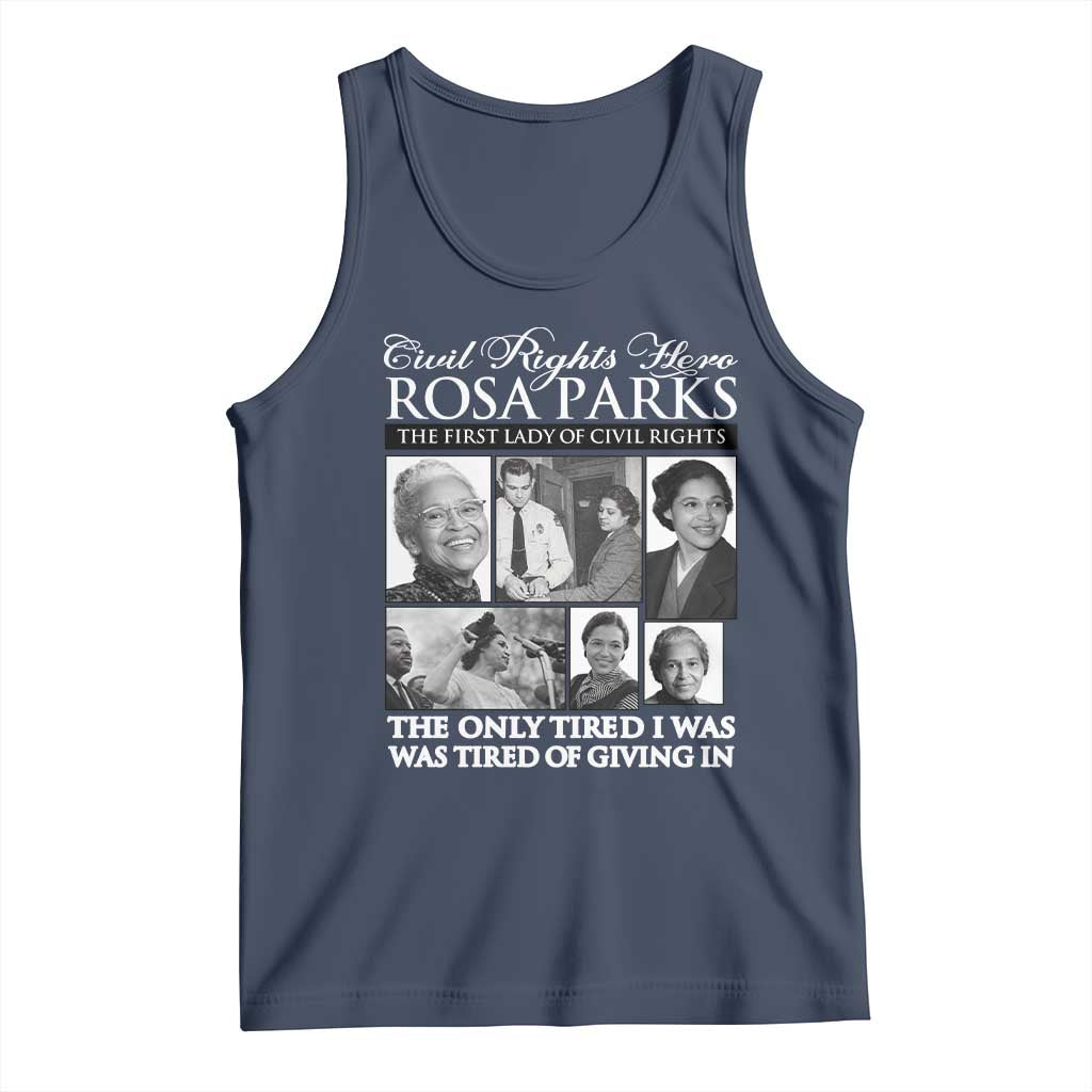 Rosa Parks Mother Of The Civil Rights Movement Tank Top Black History Salutes