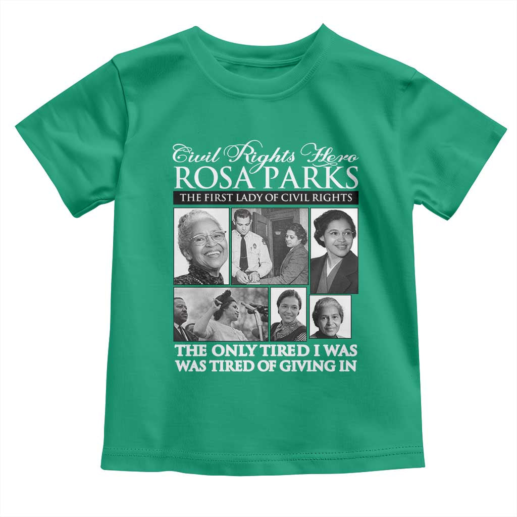 Rosa Parks Mother Of The Civil Rights Movement Toddler T Shirt Black History Salutes
