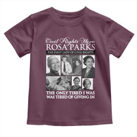 Rosa Parks Mother Of The Civil Rights Movement Toddler T Shirt Black History Salutes