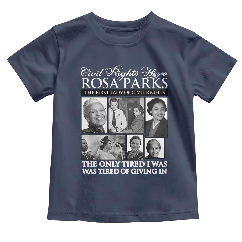 Rosa Parks Mother Of The Civil Rights Movement Toddler T Shirt Black History Salutes