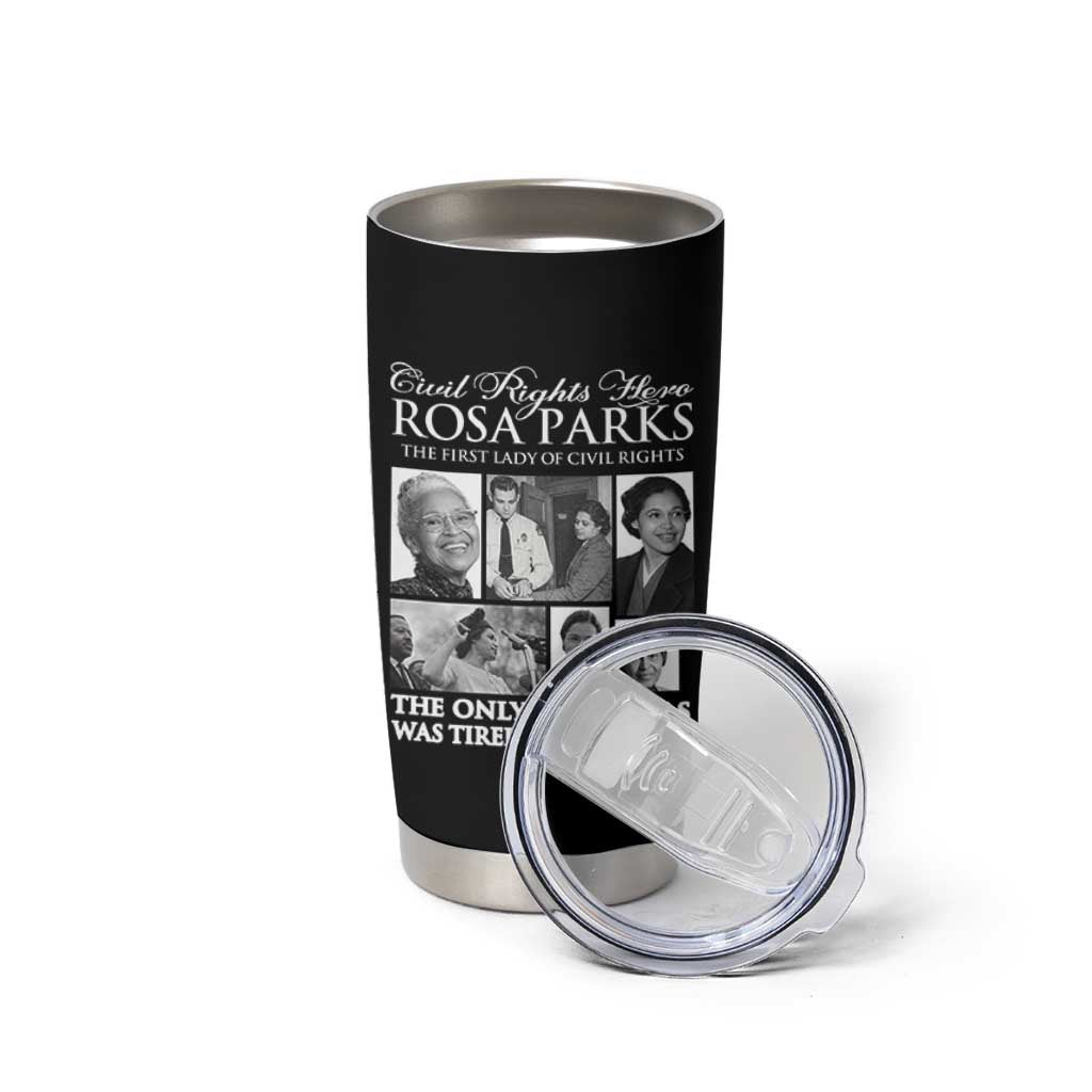 Rosa Parks Mother Of The Civil Rights Movement Tumbler Cup Black History Salutes