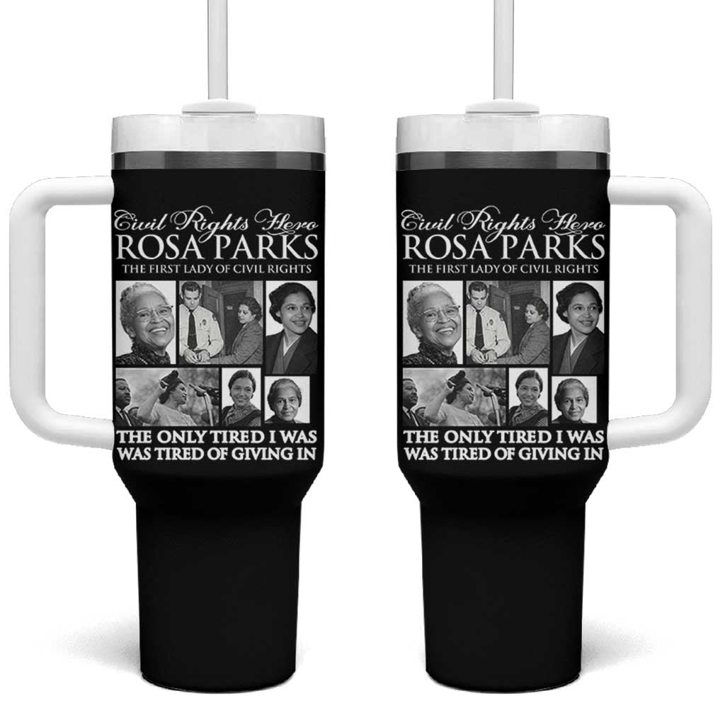 Rosa Parks Mother Of The Civil Rights Movement Tumbler With Handle Black History Salutes