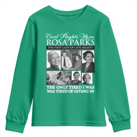 Rosa Parks Mother Of The Civil Rights Movement Youth Sweatshirt Black History Salutes