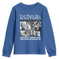Rosa Parks Mother Of The Civil Rights Movement Youth Sweatshirt Black History Salutes