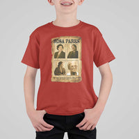 Vintage Rosa Parks T Shirt For Kid Courage And Justice Quote