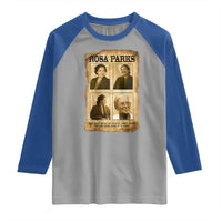 Vintage Rosa Parks Raglan Shirt Courage And Justice Quote