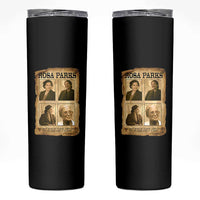 Vintage Rosa Parks Skinny Tumbler Courage And Justice Quote