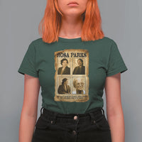 Vintage Rosa Parks T Shirt For Women Courage And Justice Quote