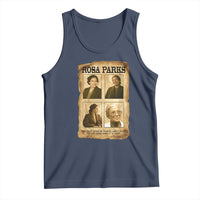 Vintage Rosa Parks Tank Top Courage And Justice Quote