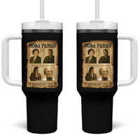 Vintage Rosa Parks Tumbler With Handle Courage And Justice Quote