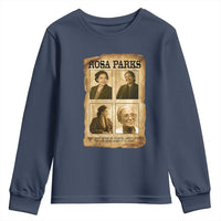Vintage Rosa Parks Youth Sweatshirt Courage And Justice Quote