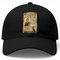 Vintage Newspaper Rosa Parks Baseball Cap One Person Can Change The World Quote