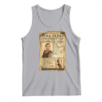 Vintage Newspaper Rosa Parks Tank Top One Person Can Change The World Quote