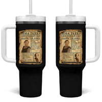 Vintage Newspaper Rosa Parks Tumbler With Handle One Person Can Change The World Quote