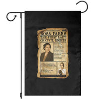 Vintage Newspaper Rosa Parks Garden Flag Civil Rights Hero