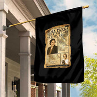 Vintage Newspaper Rosa Parks Garden Flag Civil Rights Hero