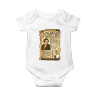 Vintage Newspaper Rosa Parks Baby Onesie Civil Rights Hero