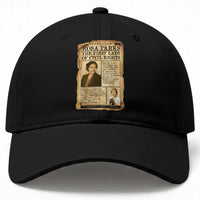 Vintage Newspaper Rosa Parks Baseball Cap Civil Rights Hero